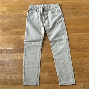 Lucky Brand Authentic Skinny Boys Stretch Jeans Pants Khaki Beige Tan Size 20